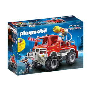 Playmobil City Action: Όχημα Πυροσβεστικής με Τροχαλία Ρυμούλκησης