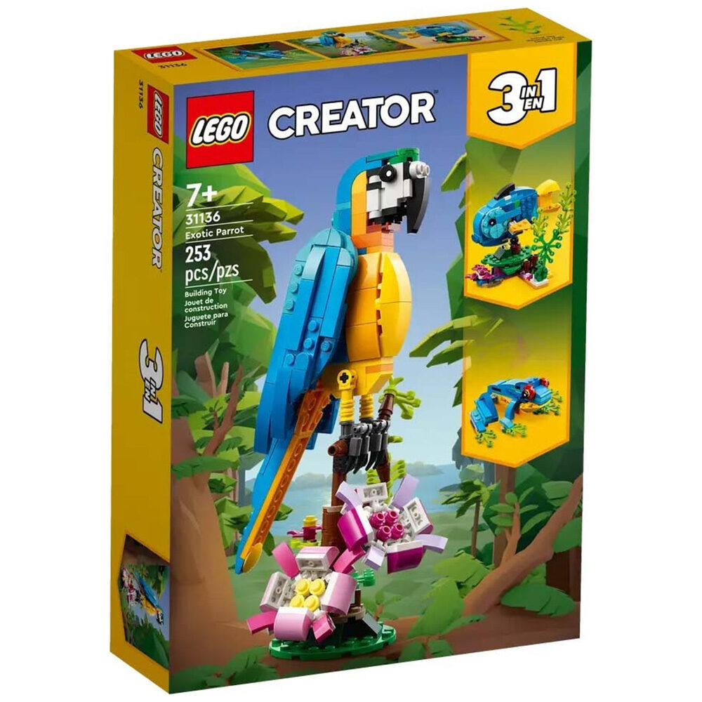 Lego Creator 3-in-1 Exotic Parrot για 7+ ετών